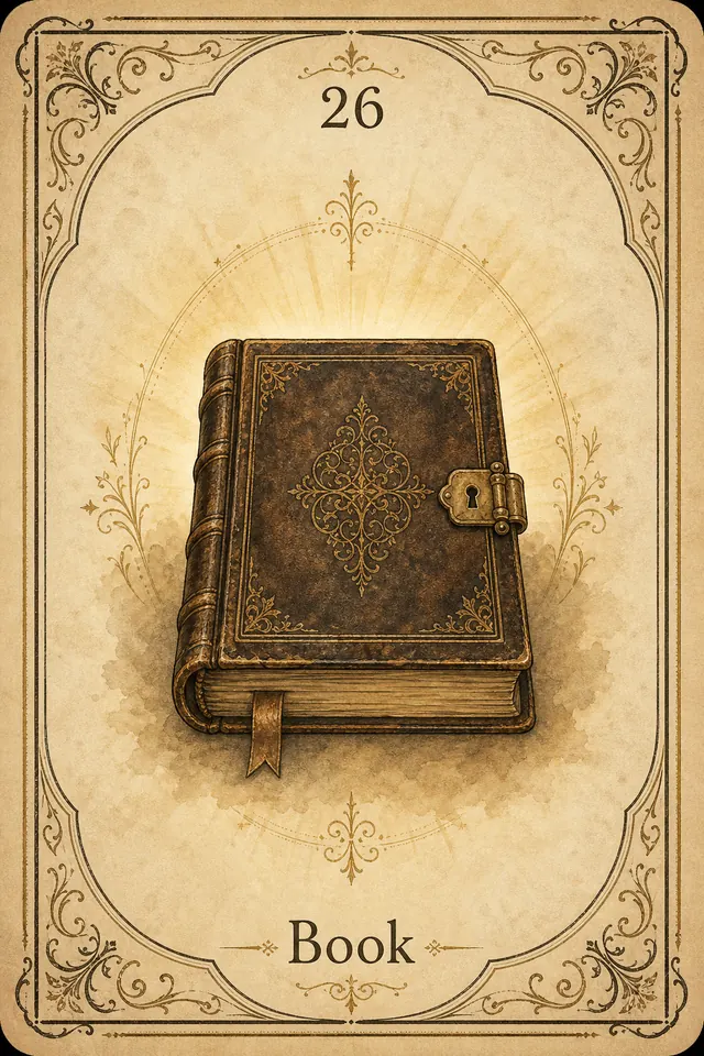 Buch Lenormandkarte