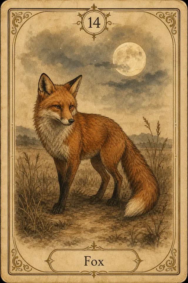 Fuchs Lenormandkarte