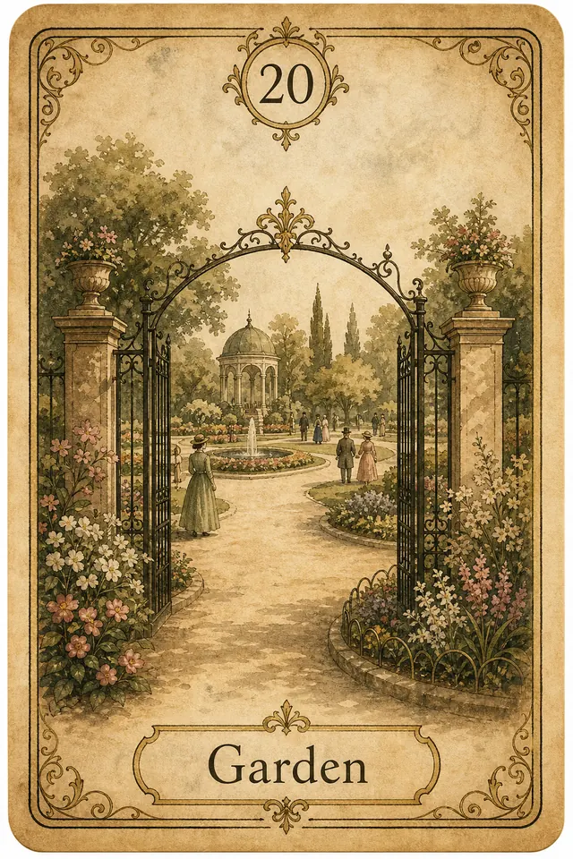 Garden Lenormand Card Meaning Lenormand Deck Garden Lenormand Card Meaning Lenormand Deck
