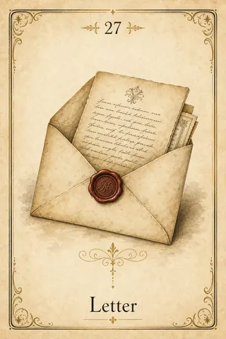 Brief Lenormandkarte
