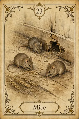 Mäuse Lenormandkarte