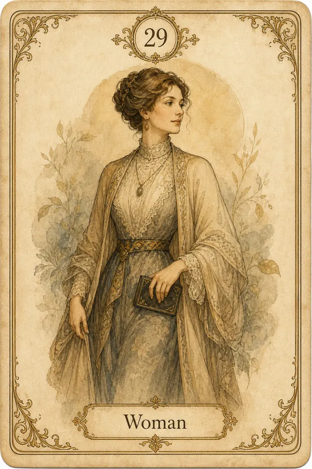 Carta Lenormand Mulher